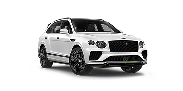 Bentley Polanco Bentley Bentayga Speed SUV in Snow Quartz Pearlescent white paint