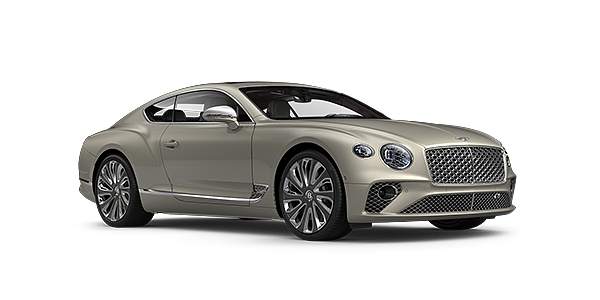 Bentley Polanco Bentley GT Mulliner coupe in White Sand paint front 34